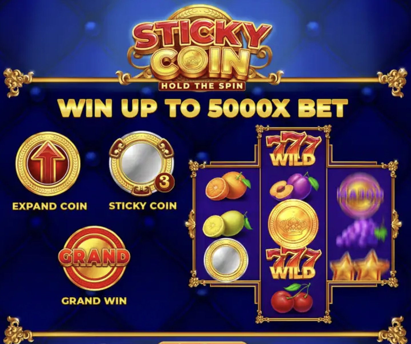   Sticky Coin: Hold The Spin  Gamzix  Sol Casino